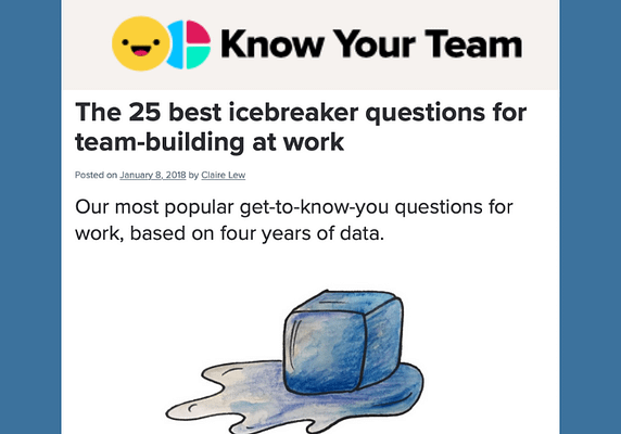 Questions to Get to Know Someone